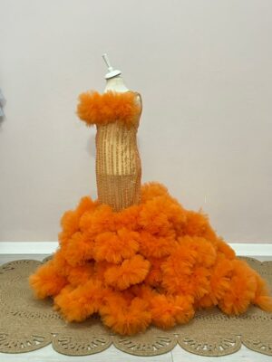 robe sirene orange