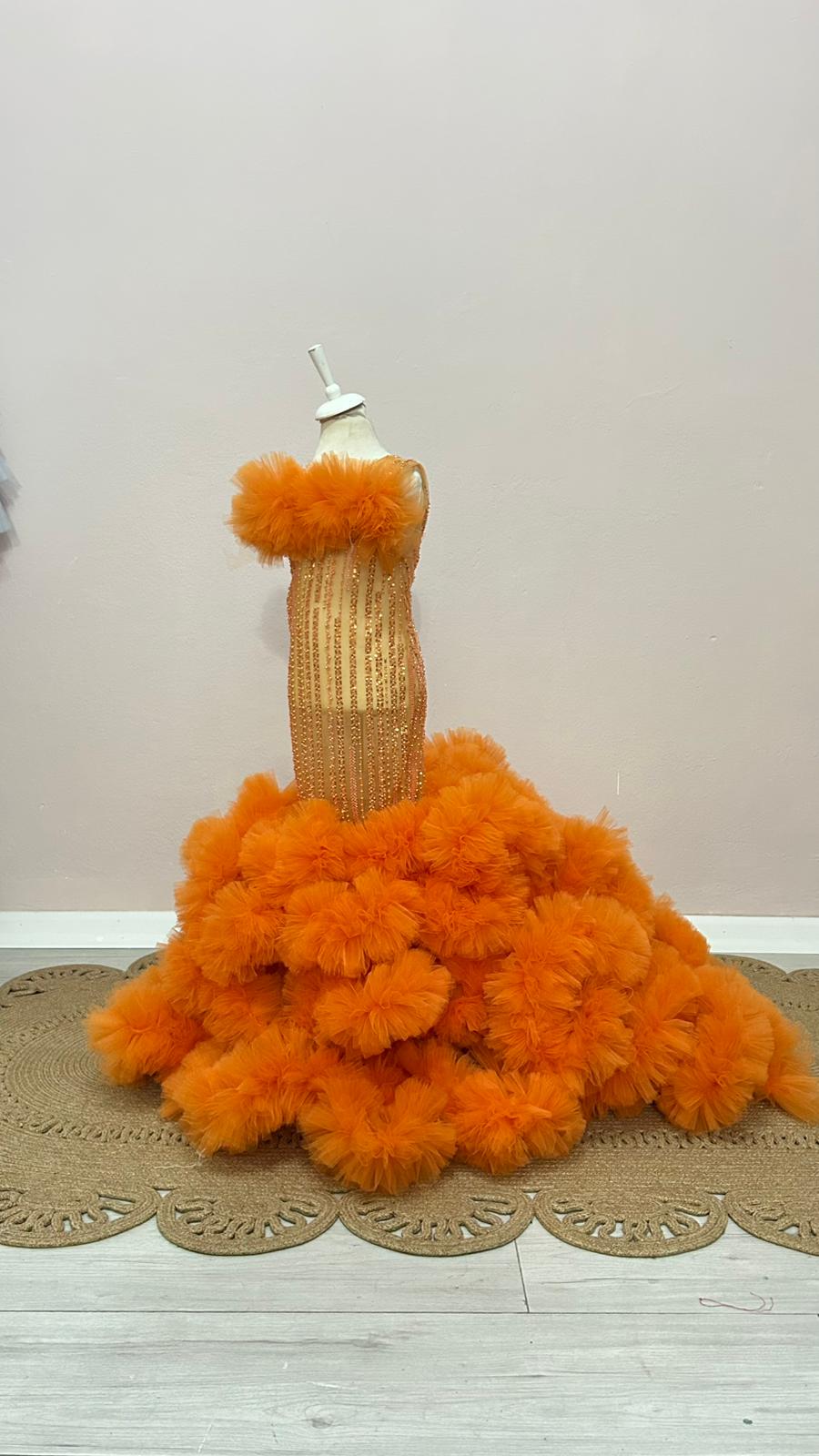 robe sirene orange