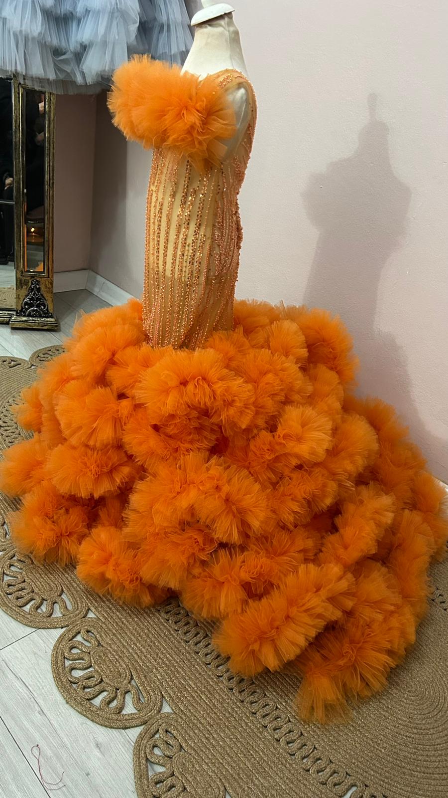 robe sirene orange – Image 2