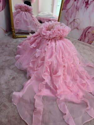 Robe de Princesse Rosée